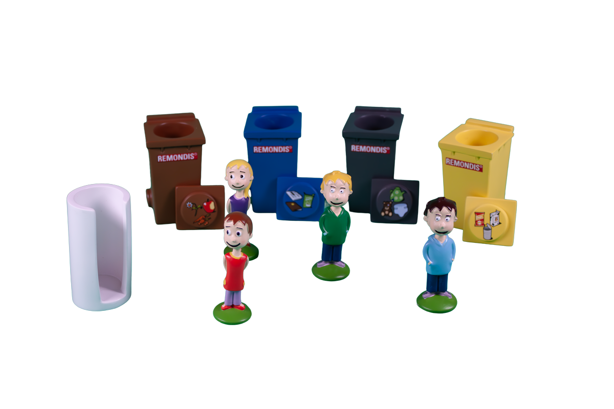 Ersatzfiguren für das Brettspiel "DIE WERTSTOFFPROFIS" (1 Stk.)